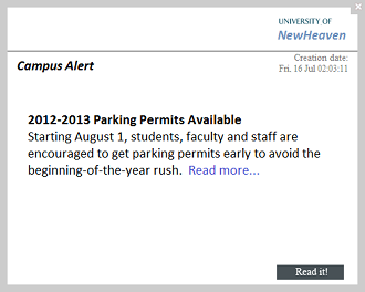 campus alert desktop internal communication