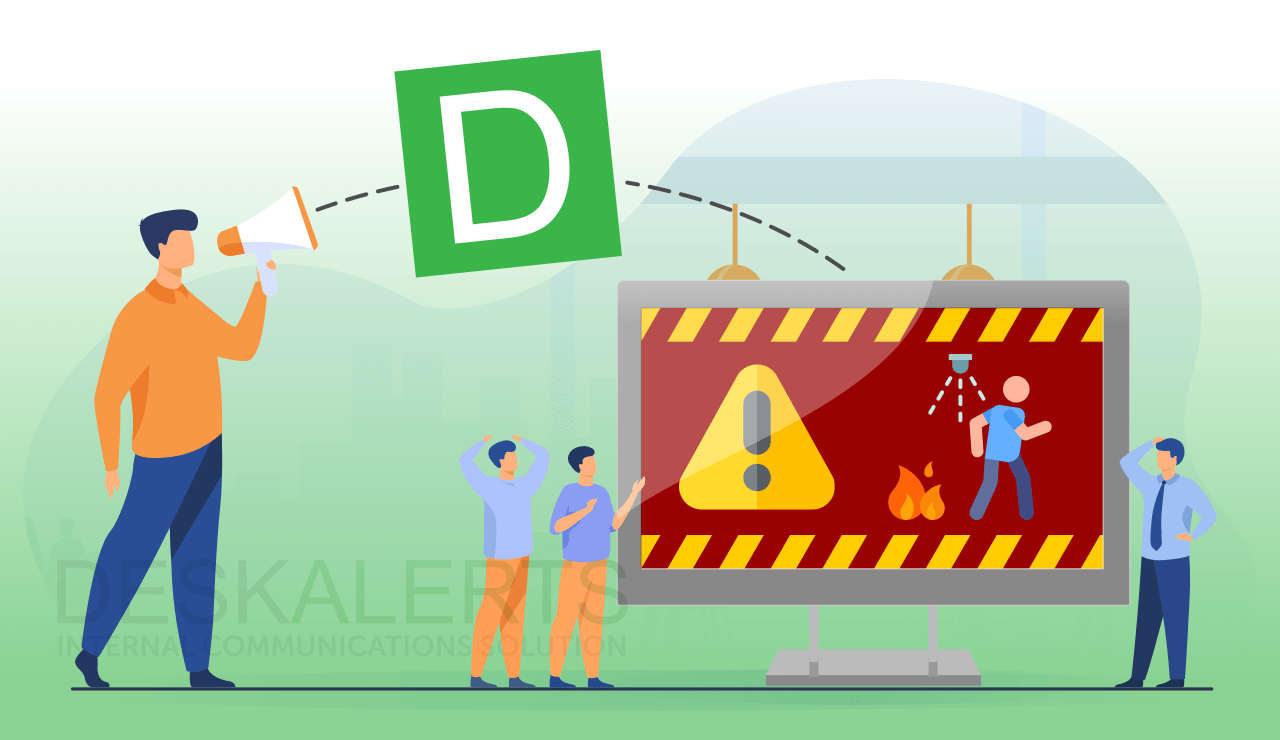 digital signage emergency alerts