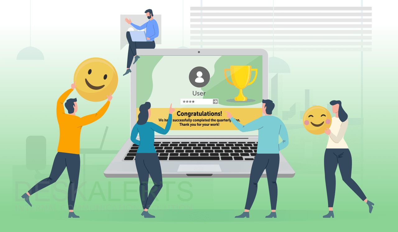 corporate lock screen