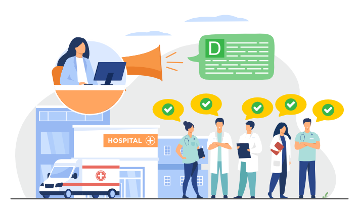 Scenario 2 A healthcare provider relies on DeskAlerts-1