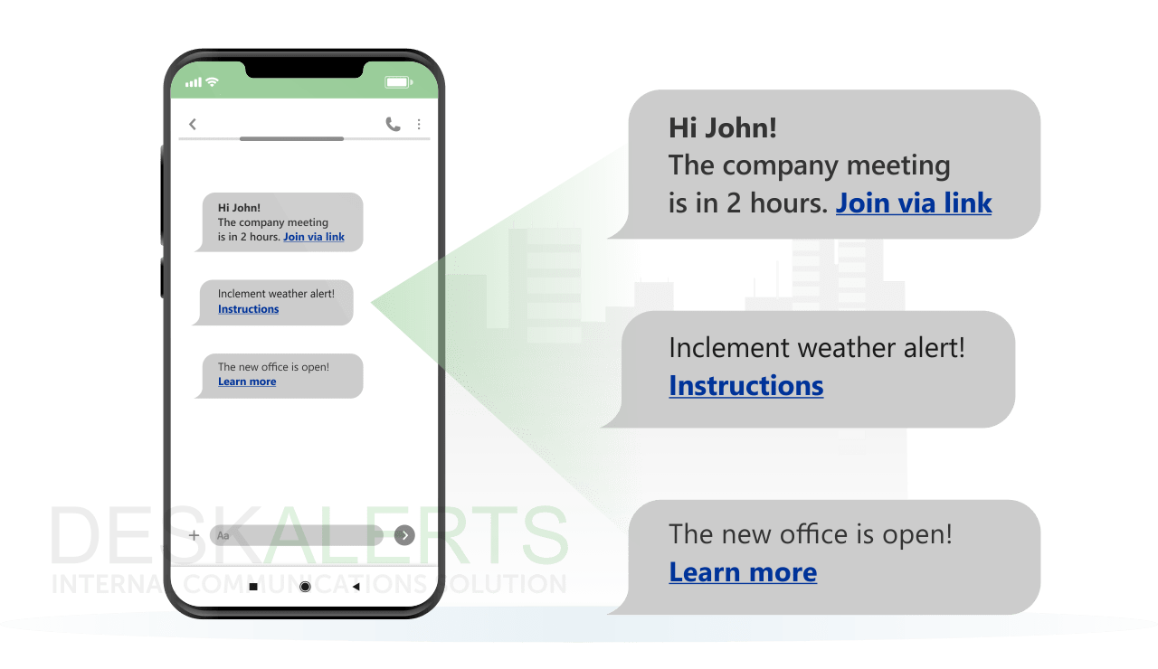 text message alert system